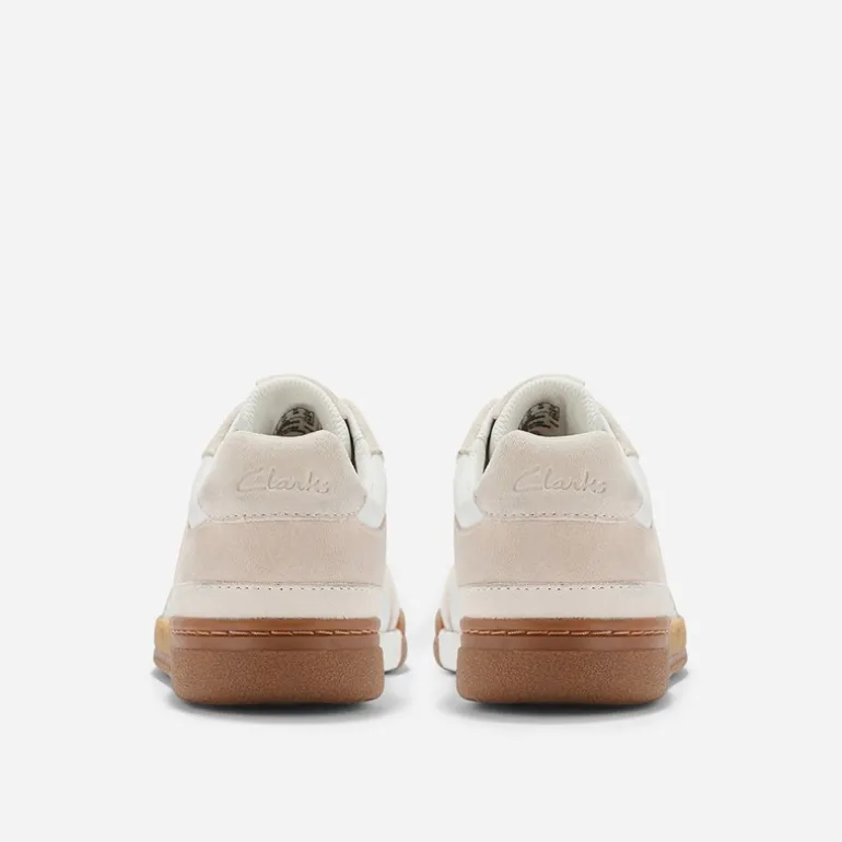 Clarks Damen Mayhill Walk Turnschuhe White Combi