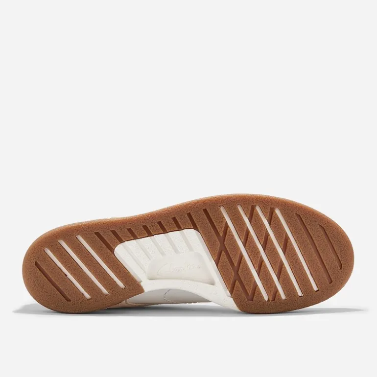Clarks Damen Mayhill Walk Turnschuhe White Combi