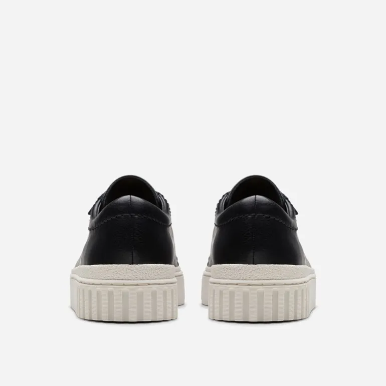 Clarks Damen Mayhill Walk Turnschuhe Black Leather