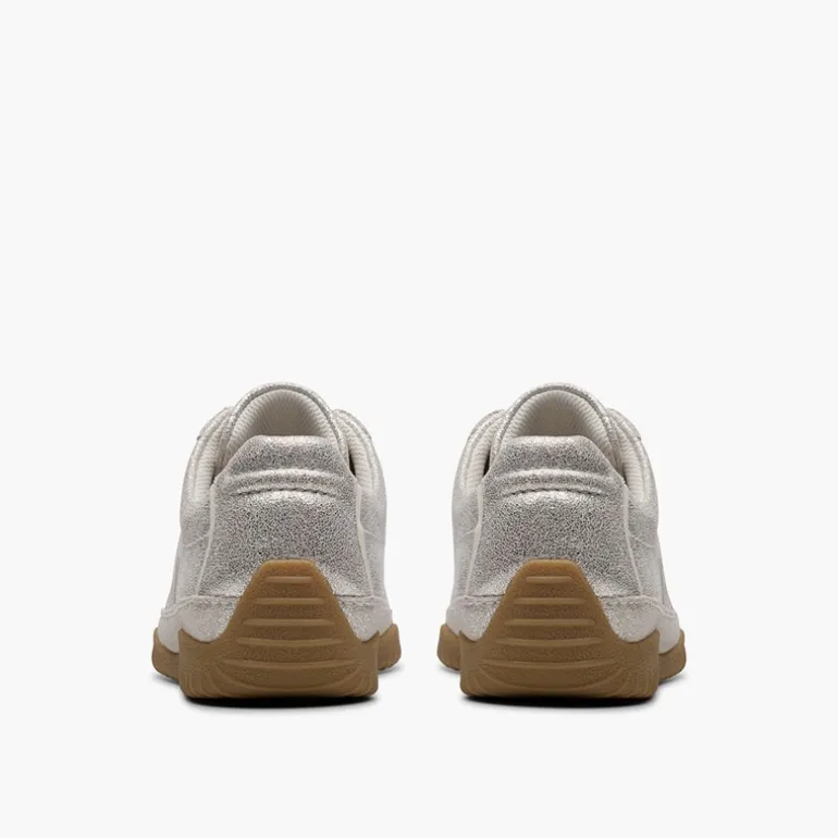 Clarks Damen Meridor Low Profile Turnschuhe Metallic Combi