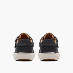 Clarks Damen Nalle Turnschuhe Navy Nubuck