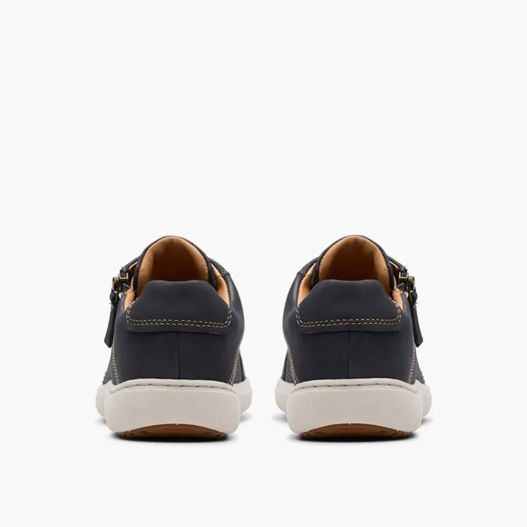 Clarks Damen Nalle Turnschuhe Navy Nubuck