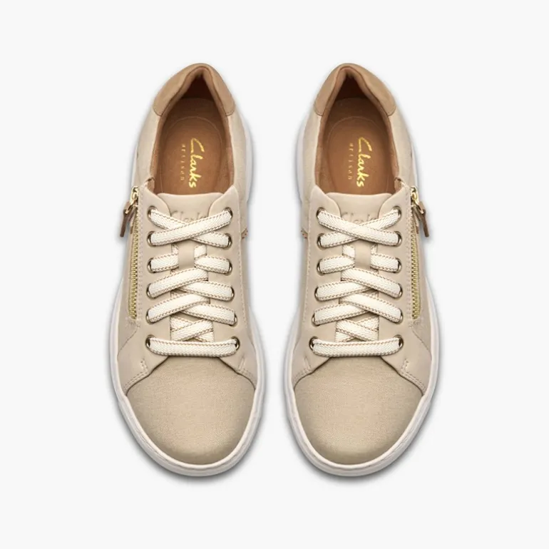 Clarks Damen Nalle Zen Sneaker Cream