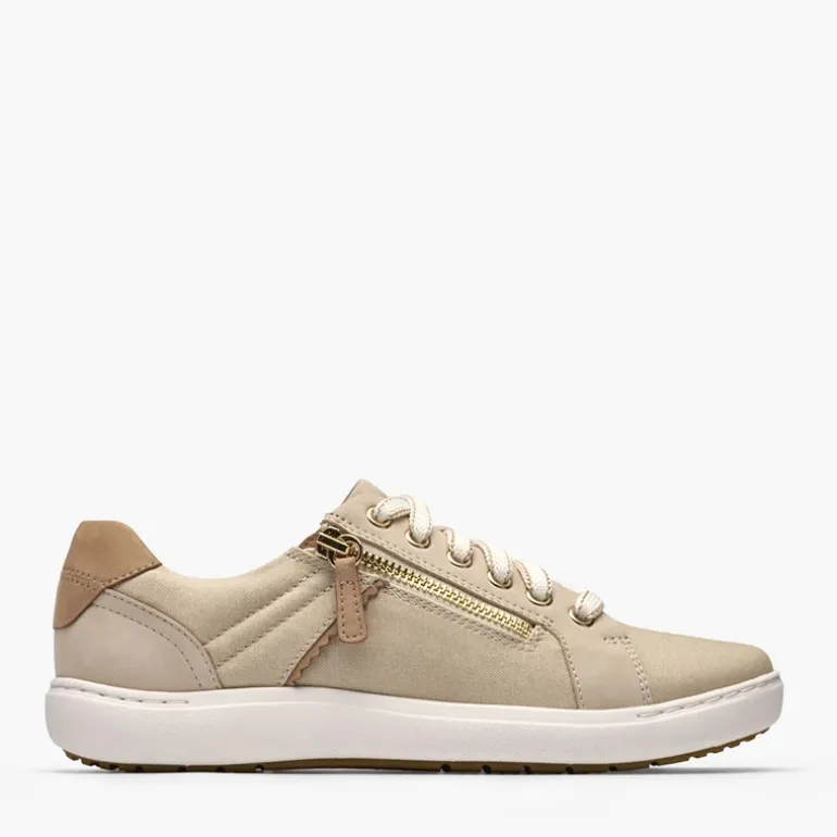 Clarks Damen Nalle Zen Sneaker Cream