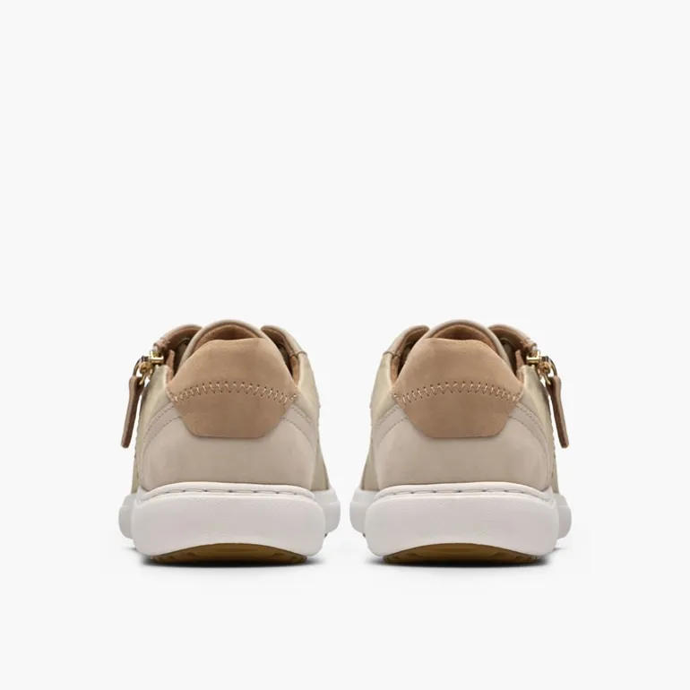 Clarks Damen Nalle Zen Sneaker Cream