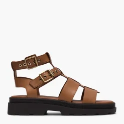 Clarks Damen Orinoco 3 Cove Sandalen Tan Leather