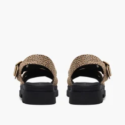 Clarks Damen Orinoco 3 Cove Sandalen Animal Print