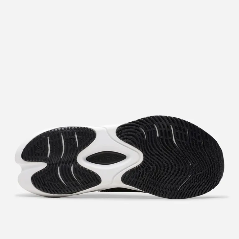 Clarks Damen Pace Trainer Schwarz/Weiß