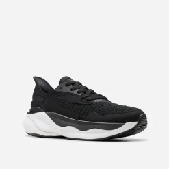 Clarks Damen Pace Trainer Schwarz/Weiß