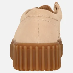 Clarks Damen Premium Torhill Bee Schuhe Ecru Suede