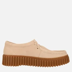 Clarks Damen Premium Torhill Bee Schuhe Ecru Suede