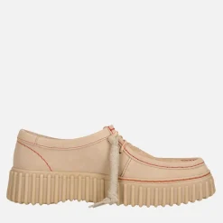 Clarks Damen Premium Torhill Bee Schuhe Ecru Suede