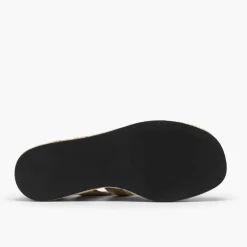 Clarks Damen Tessiah Riemen Sandalen Gold Leather