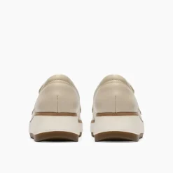 Clarks Damen Zylah Moccasins Cream Leather