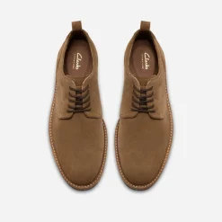 Clarks Herren Aldwin Schnürschuhe Tan Suede