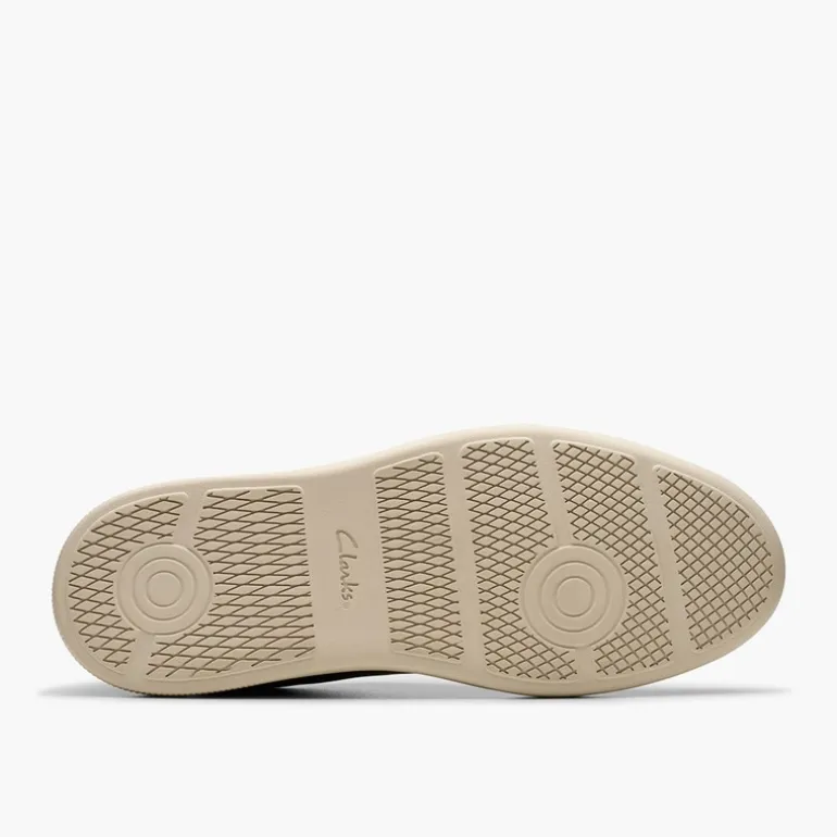 Clarks Herren Brodin Turnschuhe Black Leather