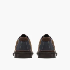 Clarks Herren Burchill Derby Schuhe Beeswax Leather