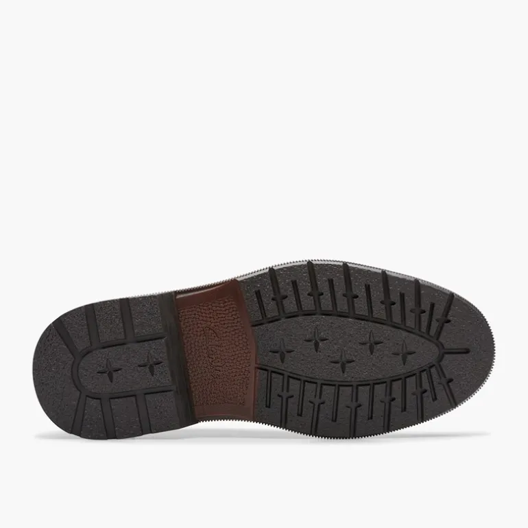 Clarks Herren Burchill Derby Schuhe Beeswax Leather