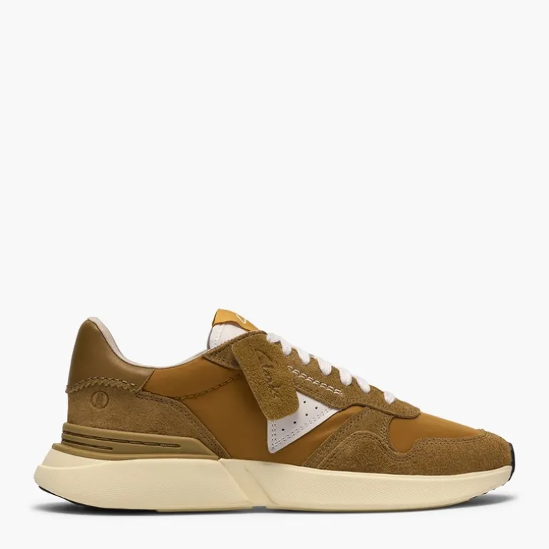 Clarks Herren Craft Wick Turnschuhe Ochre