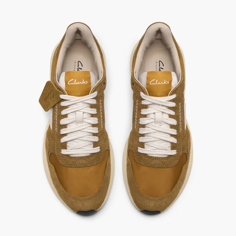 Clarks Herren Craft Wick Turnschuhe Ochre