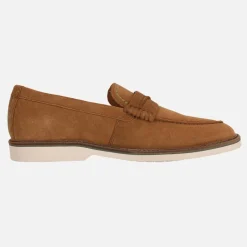 Clarks Herren Premium Atticus LT Slip Schuhe Cola Suede
