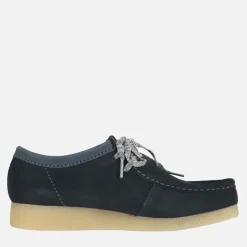Clarks Herren Premium Evo Wallabee Schuhe Navy