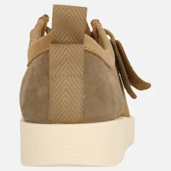 Clarks Herren Premium Ftr2lo Wallabee Schuhe Dark Sand Combi