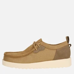 Clarks Herren Premium Ftr2lo Wallabee Schuhe Dark Sand Combi