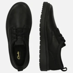 Clarks Herren Premium Polden Schnürschuhe Black Leather