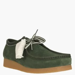Clarks Herren Premium Wallabee Evo G Schuhe Green Sde