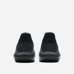 Clarks Herren Pro Free Strick Turnschuhe Black Knit