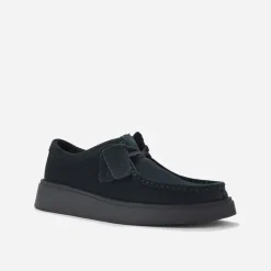 Clarks Herren Torview Moc Schuhe Black Suede