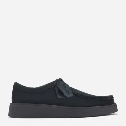 Clarks Herren Torview Moc Schuhe Black Suede
