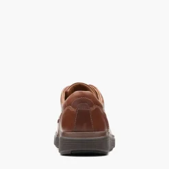 Clarks Herren Un Abode Ease Schuhe Dark Tan Leather