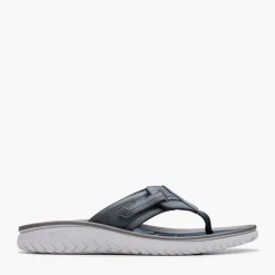 Clarks Herren Wesley Sun Sandalen Navy Leather