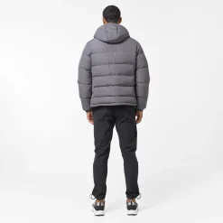 Closure London Herren Tech Logo Puffer Jacke Anthrazit