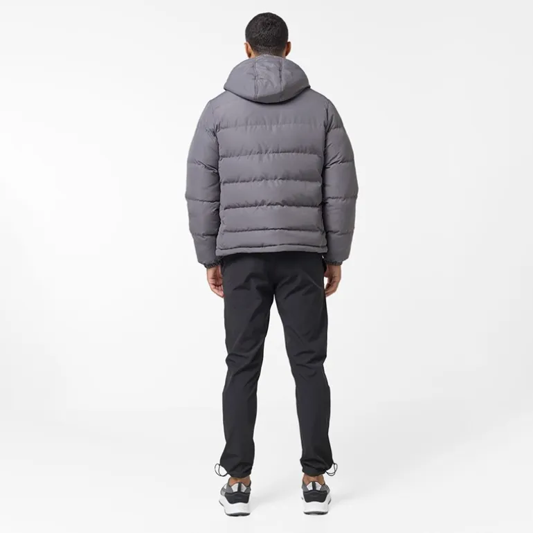 Closure London Herren Tech Logo Puffer Jacke Anthrazit
