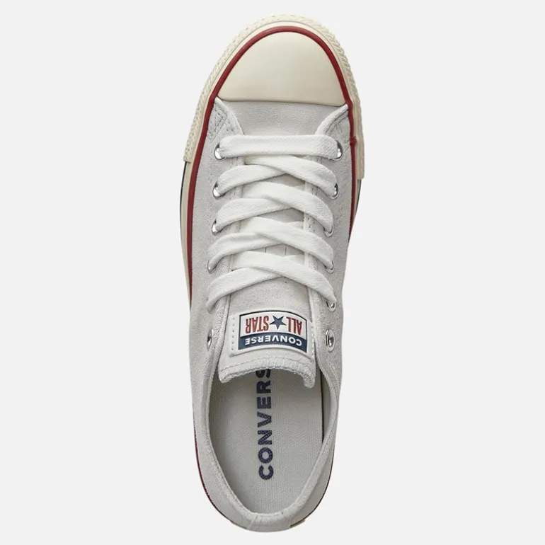 Converse Chuck Taylor All Star Wildleder Sneaker Barely Grey/Natural Ivory