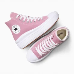 Converse Damen Chuck Taylor All Star Move Plateau Turnschuhe Cliffside Rose/Weiß/Schwarz
