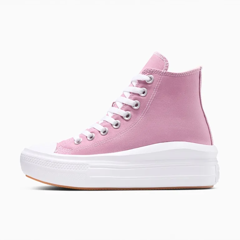 Converse Damen Chuck Taylor All Star Move Plateau Turnschuhe Cliffside Rose/Weiß/Schwarz