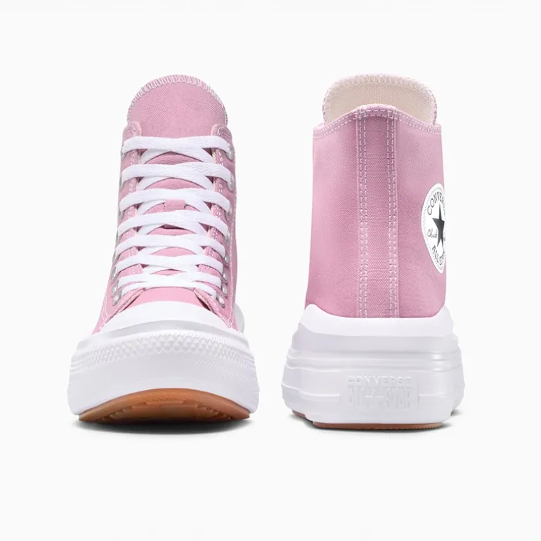 Converse Damen Chuck Taylor All Star Move Plateau Turnschuhe Cliffside Rose/Weiß/Schwarz