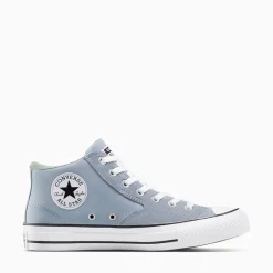 Converse Herren Chuck Taylor All Star Malden Street Mid Canvas Und Wildleder Trainer Wet Stone / Weiss / Schwarz