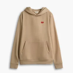 Copenhagen Legacy Herren Kapuzenpullover Herz Druck Khaki