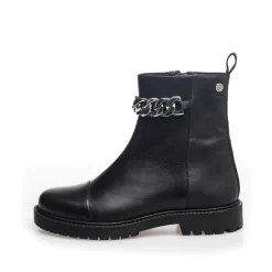 Copenhagen Shoes Damen Blumen Augen Stiefel 2206 Schwarz / Silber