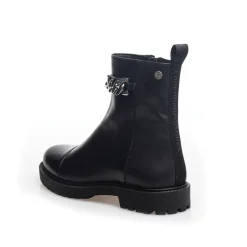 Copenhagen Shoes Damen Blumen Augen Stiefel 2206 Schwarz / Silber