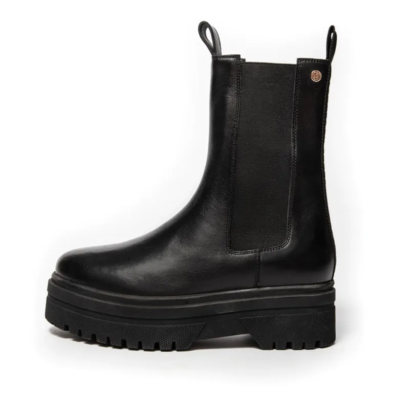 Copenhagen Shoes Damen Going Leder Copenhagen Stiefel 001 Schwarz