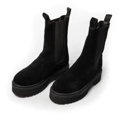 Copenhagen Shoes Damen Going Suede Copenhagen Stiefel 001 Schwarz