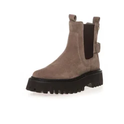 Copenhagen Shoes Damen Magischer Moment Wildleder Stiefel 0024 Dark Beige (Dodo)