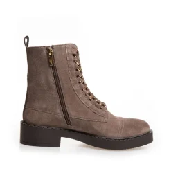 Copenhagen Shoes Damen New Rock Wildleder Stiefel 2827 Smoke