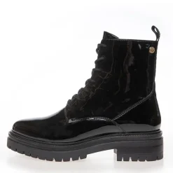 Copenhagen Shoes Damen Rocka Laze Stiefel 0011 Schwarzes Lackleder